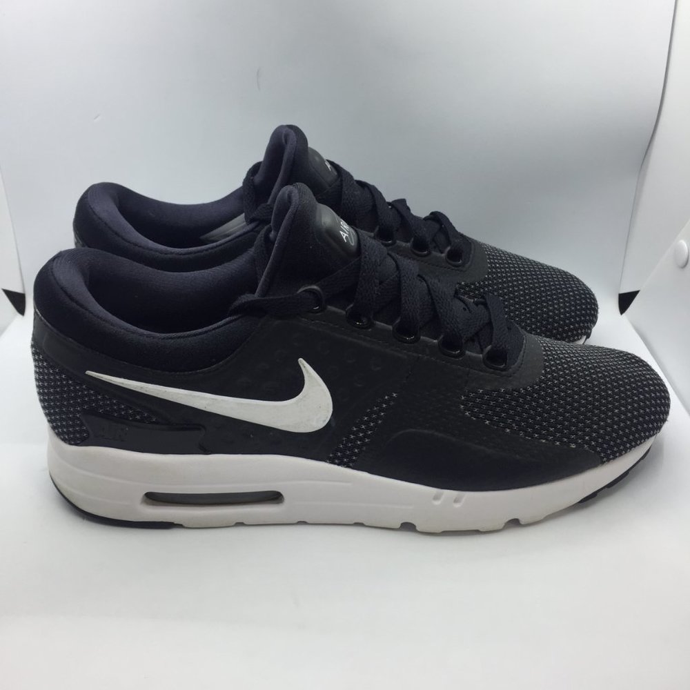 Nike Air Max Zero Essential Running Sneakers Black Nylon Men's Size US 10.5 - Picture 1 of 13